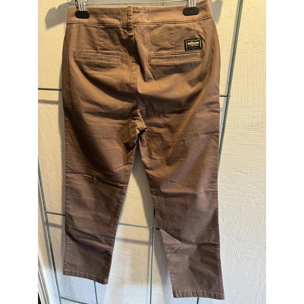 Hollister Men's‎ Casual Cotton Pants Brown 26 W 28 L NWOT - Picture 3 of 5